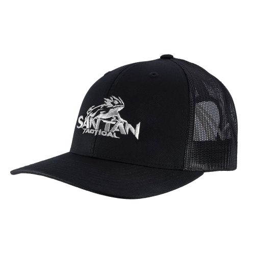 STT Snap Back Gray Center Logo Hat - Black