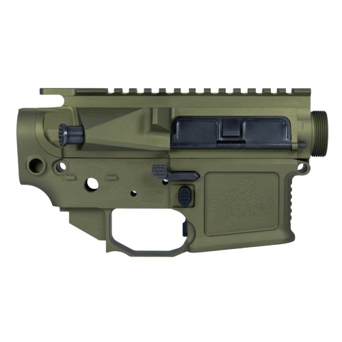 PILLAR Billet Receiver Combo - Olive Drab Green