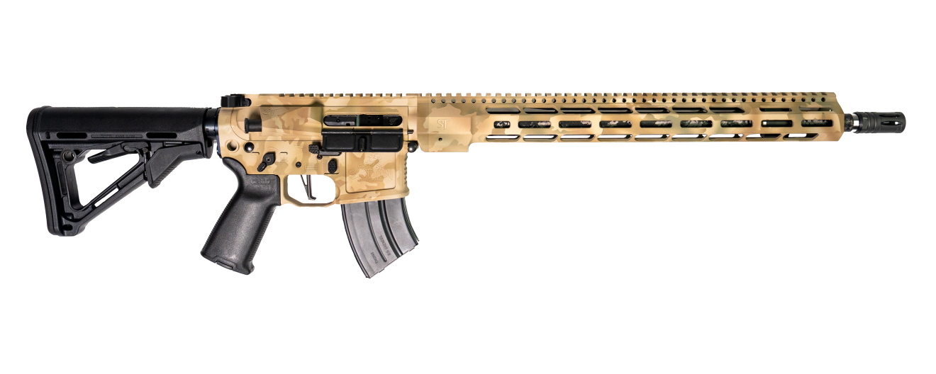 6mm 6 ARC 18″ Rifle Length – Desert Multicam Cerakote | San Tan Tactical